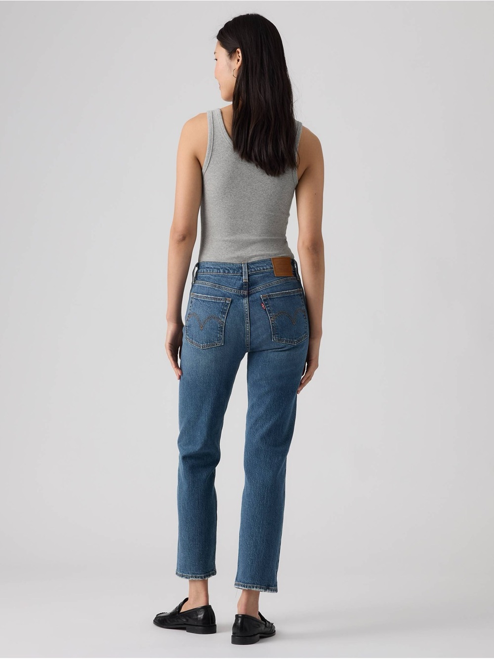 Levi’s Wedgie Straight Jeans Women’s 30 Medium Wash High Rise Denim